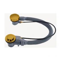 Kroos - Colonne de vidage baignoire clic-clac Doré