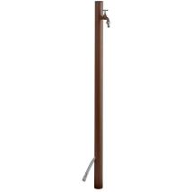 Colortap Colonne D'Eau Loop Rouille - 120 Cm - Aluminium - Robinet Traditionnel