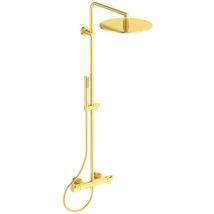 Ideal Standard - Colonne douche thermostatique Ceratherm T125 or brossé + Nettoyant briochin Ecocert