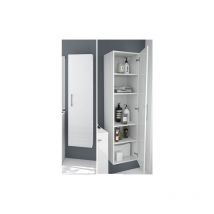 Aquarine - Colonne Ekoline 1 porte Blanc brillant - 243173