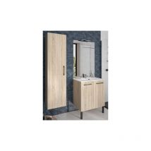 Aquarine - Colonne Ekoline 1 porte Chêne sable - 243175