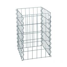 Gabion à pierres colonne en métal galvanisé hauteur 50 / 100 / 150 / 200 cm 0,50 m