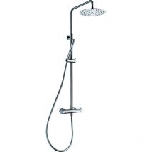 Paini France Robinetterie - Colonne Sélène 250 avec bras de 350 et douchette 1 jet