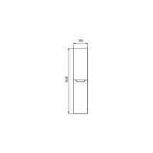 Aquarine - Colonne Tempo 30 cm 2 portes Anthracite brillant - 825288