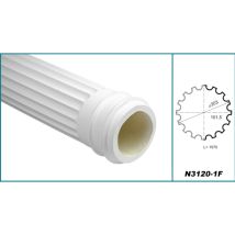 Colonne Ronde Cannelée En Polyuréthane 203mm – Résistante Aux Intempéries – Pour Façades Et Intérieurs – Installation Facile – Poids Léger Pour 