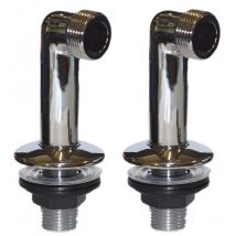 Paire de raccords sur gorge double mâle 15 x 21, 20 x 27