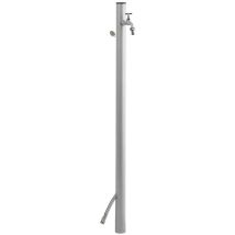 Colonna Idrica Tonda Bianca – AquaPoint LOOP – Rubinetto Esterno – Filettatura Plomberie