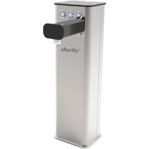 Shurity - Colonnina meccanica 3 vie Kora con pulsanti Inox/Nera