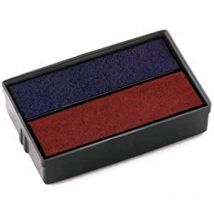 Colop - E/10/2 Replacement Stamp Pad Fits S160/S160/L Blue/Red (Pack 2)