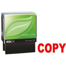 Colop - Green Line P20 Self Inking Word Stamp copy 35x12mm Red Ink
