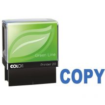 Colop Copy Green Line Word Stamp - Blue