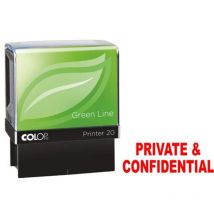 Colop Priv & Conf Green Line Red