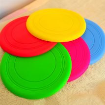 Dhklfa - Color Dog Training Pet Toy Dog Optional Flying Disc Soft Training Table Mat About 17.5Cm(red1)
