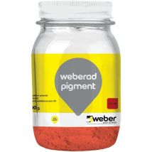 Colorant en poudre pour béton et mortier, Rouge, 900g, Weberad pigment, WEBER