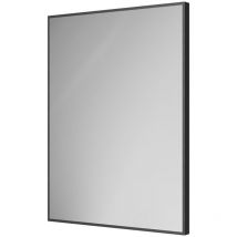 Colore Brandon Matt Black Aluminium Framed 600mm x 800mm Mirror