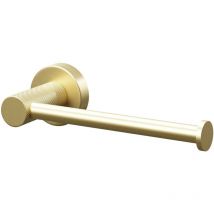 Colore - Brushed Brass Industrial Style Wall Mounted Toilet Roll Holder - Brushed Brass