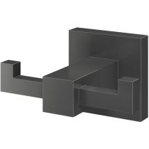 Vector Gunmetal Grey Wall Mounted Double Robe Hook - Colore