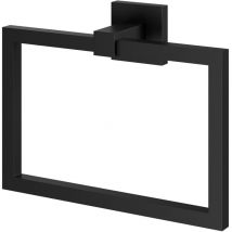 Colore - Vector Matt Black Wall Mounted Towel Ring