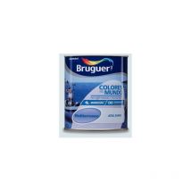 Bruguer - Colores del Mundo Pintura para paredes monocapa Mediterráneo Azul Suave 750 ml