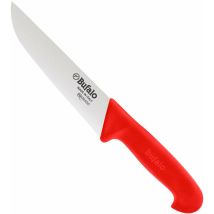 Coltello Francese Lama 26 Cm Bufalo Macello S92/26 Manico Rosso