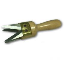 Coltello professionale da innesto a zufolo – CL0174 – Manico in legno, Lama in acciaio inox – DUEBUOI