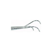 Coltivatore Galv. 3 Denti Maniche – Acciaio galvanizzato – 3 denti stretti – Giardinaggio e agricoltura