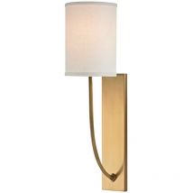 Colton 1 Light Wall Sconce Brass, Linen