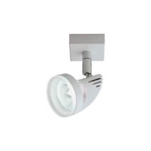 Spot saillie blanc verre satiné 12v halogène columb