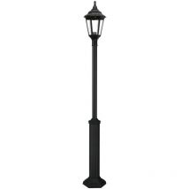 Columna clásica clic-clac 6 IP44 E27 42W 1910mm Negro