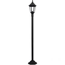 Columna clásica CLIC-CLAC 6 IP44 E27 42W 1930mm Negro