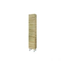 Ondee - Columna de almacenaje independiente lila - 30 cm - Acabado: Madera - 2 Puertas