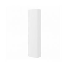Savinidue - Columna de baño suspendida reversible 33x140 cm blanco brillo con una puerta