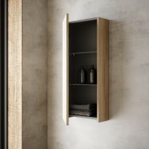 ROYO C0074263 STYLE Mueble Alto De Colgar 1 Puerta Roble Nórdico - ref: C0074263