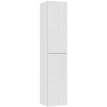 Columna de pared 2 puertas Zelie Blanco