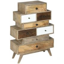 Cassettiera 8 cassetti Koval in mango Atmosphera Créateur D'intérieur