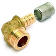 Comap - P7092G - Beutel mit 2 - elbogen - zum Crimpen - Stecker zum Schrauben 16x1,5-1/2' - gelb