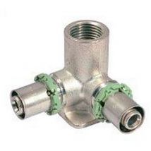 Comap - S7471DGV - (x2pcs) connection Sudo press Skin press 16x2-1/2-16x2 - yellow