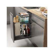 Combiné pain bouteille FLAT. Devant 300mm. Hauteur 685mm. Longueur 496mm. - talla