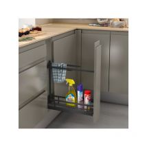 Combiné porte torchon FLAT. Hauteur 478mm. Devant 150mm. Longueur 493mm. - talla