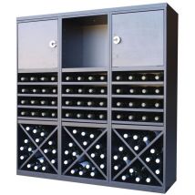 Astigarraga - Combinacion Botellero Merlot 96 botellas y puertas