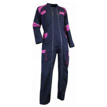 Combinaison de travail agricole femme Orge LMA Couleur Bleu/Rose - Taille Vêtement 2XL