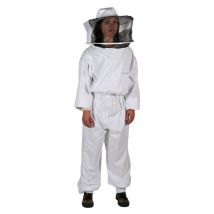 Combinaison blanche avec chapeau et voile - Plusieurs modèles disponibles - M