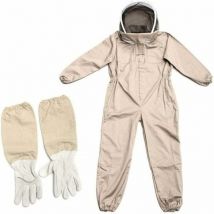 Combinaison D'apiculteur, Costume D'apiculture Professionnelle avec Gants, Vêtements à Capuchon Protection pour Apiculteurs xxl