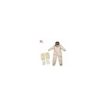 Combinaison D'apiculteur, Costume D'apiculture Professionnelle avec Gants & Voile De Protection, Combinaison Apicole pour Tout Le Corps, Anti Guêpes
