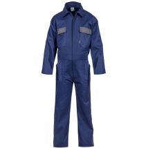 Combinaison de Travail 5 poches Taille l Bleu Marine Polyester/Coton Vito