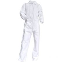 Combinaison de travail blanche sans poche 100% coton xl