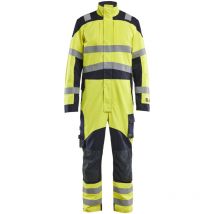 Multinorm Arbeitsoverall Inhérent 6089 - Neon Gelb / Marine 46c