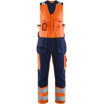 Ärmelloser Hochsichtbarkeits-arbeitsanzug 2653 - Neonorange/navy 44