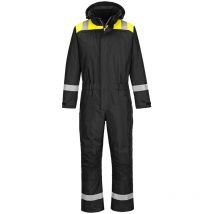 Combinaison dhiver PW3 - m - Noir/jaune Portwest
