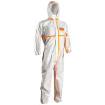 Lot de 25 - Combinaison jetable Microporous Blanc - spp + film microporeux s